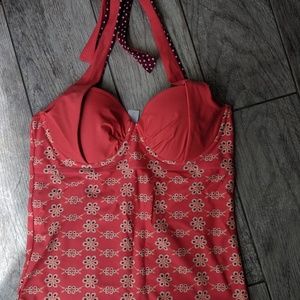 Tankini lime Ricki medium swim top